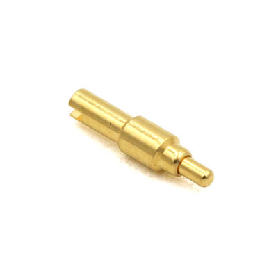 2A Solder Cup Pogo Pin Brass Spring Loaded Pins For Signal Transmission
