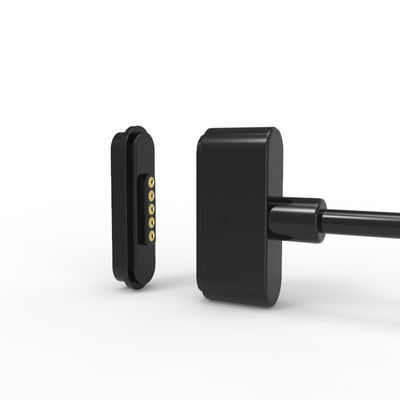 12V 3A 5 Pin Magnetic Charging Cable 2.2mm Pitch Pogo Pin USB Connector With Data Sync