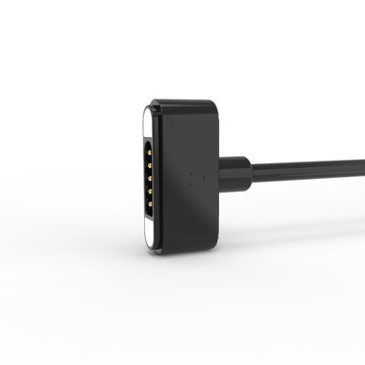 12V 3A 5 Pin Magnetic Charging Cable 2.2mm Pitch Pogo Pin USB Connector With Data Sync
