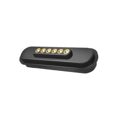 Gold Plating Pogo Pin Connector 3A 6 Pin Magnetic Connector Male Female