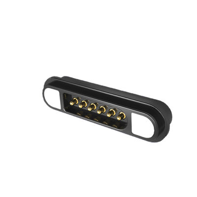 Gold Plating Pogo Pin Connector 3A 6 Pin Magnetic Connector Male Female