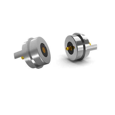 Dia. 6.0mm Round Magnetic Connector Silver Magnetic Power Connector 12v