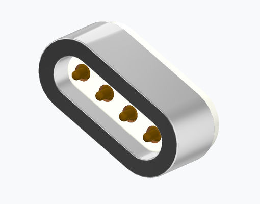 customized Magnetic Connectors 2.0mm Pitch Pogo Pin Connector 4 Pin