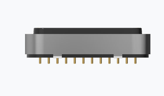 Double row 24pin male female pogo pin connector with magnet magnetic connector