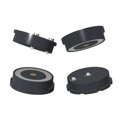 10A Current Circular 2-Pin Magnetic Pogo Pin Connector That Rating Of Temperature  260℃
