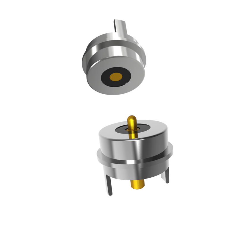 Dia. 6.0mm Round Magnetic Connector Silver Magnetic Power Connector 12v